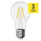 LED izzó Filament A60 / E27 / 3,4 W (40 W) / 470 lm / Meleg fehér