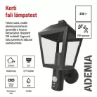 Kerti fali lámpa ADENIA szürkületérzékelővel, 19,8 x 15 x 29,8 cm, 1 x E27, 15 W