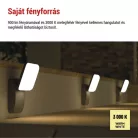 LED kerti fali lámpa NIKA, 12 x 12 x 20 cm, 12,5 W, meleg fehér
