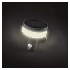   LED napelemes kerti fali lámpa TERION szürkületérzékelővel, 12,5 x 14,7 x 14,6 cm