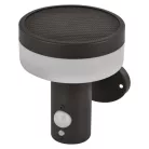 LED napelemes kerti fali lámpa TERION szürkületérzékelővel, 12,5 x 14,7 x 14,6 cm