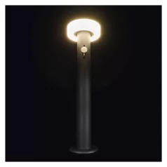   LED napelemes kerti lámpa TERION szürkületérzékelővel, 12,5 x 12,5 x 50 cm