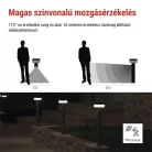 LED napelemes kerti lámpa TERION szürkületérzékelővel, 12,5 x 12,5 x 50 cm