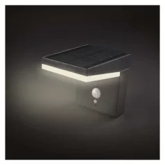   LED napelemes kerti fali lámpa VEREA szürkületérzékelővel, 10,7 x 15,4 x 13 cm