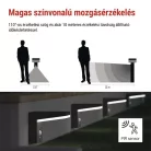 LED napelemes kerti fali lámpa VEREA szürkületérzékelővel, 10,7 x 15,4 x 13 cm