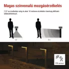LED napelemes kerti fali lámpa VEREA szürkületérzékelővel, 10,7 x 15,4 x 50 cm