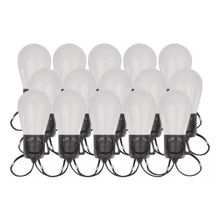 GoSmart LED fényfüzér – 15× parti izzók, 15 m, kültéri és beltéri, RGBIC WiFi