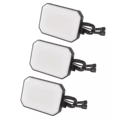   GoSmart kültéri LED reflektor, kezdő készlet, 3 darab, 14 W, RGBIC dimmelhető, WiFi