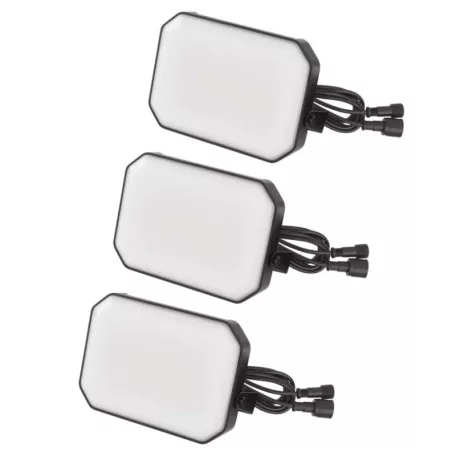 GoSmart kültéri LED reflektor, kezdő készlet, 3 darab, 14 W, RGBIC dimmelhető, WiFi