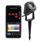 GoSmart kültéri LED spotlámpa, bővítő készlet, 1 darab, 1,5 W, RGBIC dimmelhető, WiFi