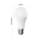 LED izzó Basic A60 / E27 / 15,3W (100 W) / 1521 lm / Meleg fehér