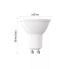   LED izzó Basic MR16 / GU10 / 2,9 W (25 W) / 250 lm / Meleg fehér