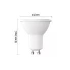 LED izzó Basic MR16 / GU10 / 5,2 W (40 W) / 450 lm / Meleg fehér