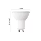 LED izzó Basic MR16 fehér/ GU10 / 10 W (72 W) / 1000 lm / Meleg fehér