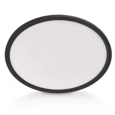  LED felületi lámpatest FLORI fekete, fehér, 18W, semleges fehér
