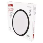 LED felületi lámpatest FLORI fekete, fehér, 18W, semleges fehér