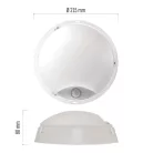 EMOS LED mennyezeti lámpa ZURI 14W 1000lm PIR érzékelővel IP54 meleg fehér