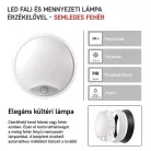 EMOS LED mennyezeti lámpa ZURI 14W 1100lm IP54 PIR érzékelővel természetes fehér
