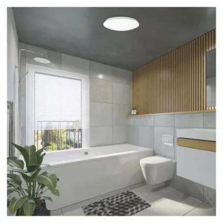 LED mennyezeti lámpatest TIVI, A CLASS, kerek, fehér 5,2W, IP44, Természetes fehér