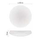LED mennyezeti lámpatest TIVI, A CLASS, kerek, fehér 8,6W, IP44, Természetes fehér