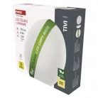 LED mennyezeti lámpatest TIVI, B CLASS, kerek, fehér 5,2W, IP44, Meleg fehér