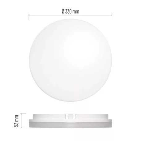 EMOS LED MENNYEZETI LÁMPA TORI 24W WW IP54