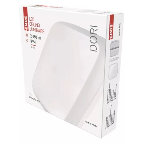 EMOS Dori LED mennyezeti lámpa 24,5W 2450lm IP54 term. fehér
