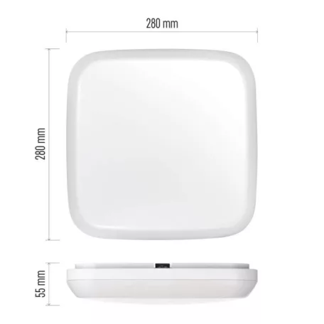 EMOS Dori LED mennyezeti lámpa 24,5W 2450lm IP54 term. fehér