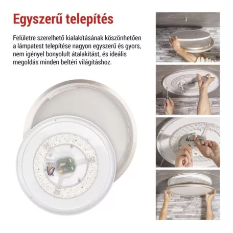EMOS LED mennyezeti lámpa SABI 30W 1800lm dimm. állítható színhőmérséklet