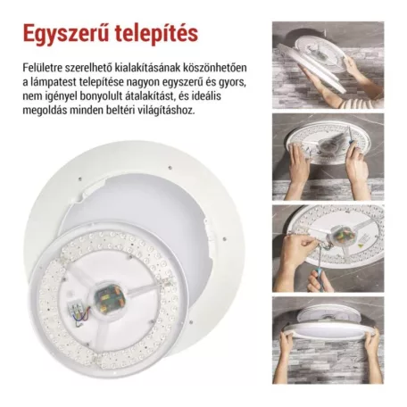 EMOS LED mennyezeti lámpa REMI 45W 2700lm dimm. állítható színhőmérséklet