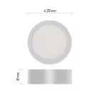 LED felületi lámpatest NEXXO, kerek, fehér, 7,6W, Természetes fehér