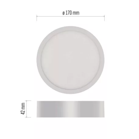 LED felületi lámpatest NEXXO, kerek, fehér, 12,5W, CCT
