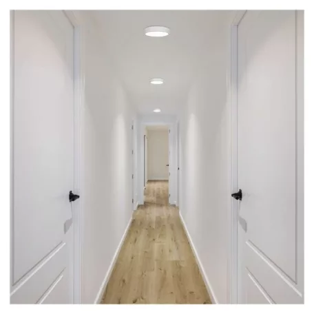 LED felületi lámpatest NEXXO, kerek, fehér, 12,5W, Természetes fehér