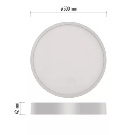 LED felületi lámpatest NEXXO, kerek, fehér, 28,5W, CCT