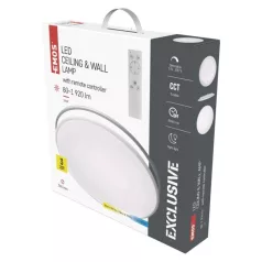   EMOS LED mennyezeti lámpa ALVI 24W 80-1920lm dimm. állítható színhőmérséklet