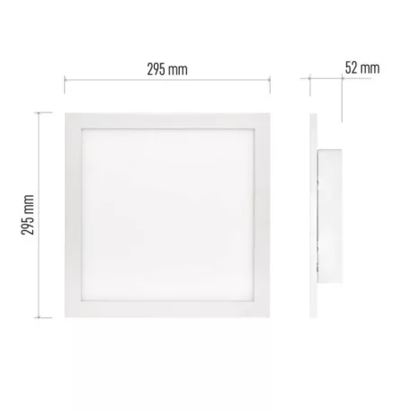 EMOS LED MENNYEZETI PANEL RIVI 30x30, 20W, DIMM., ÁLLÍTHATÓ SZÍNHŐM.