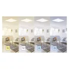 EMOS LED MENNYEZETI PANEL RIVI 30x30, 20W, DIMM., ÁLLÍTHATÓ SZÍNHŐM.
