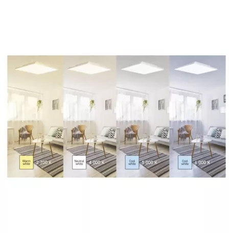 EMOS LED MENNYEZETI PANEL RIVI 30x30, 20W, DIMM., ÁLLÍTHATÓ SZÍNHŐM.