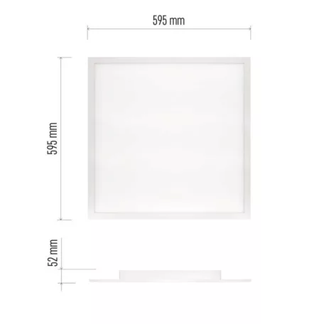 EMOS LED MENNYEZETI PANEL RIVI 60x60, 40W, DIMM., ÁLLÍTHATÓ SZÍNHŐM.