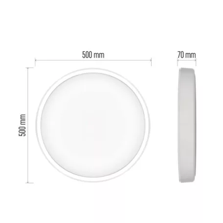Okos LED mennyezeti lámpatest GoSmart, kör alakú, 45W, CCT, dimmelhető, WiFi
