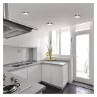 LED felületi lámpatest NEXXO, kerek, ezüst, 12,5W, CCT