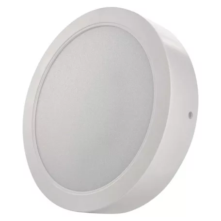 LED felületi lámpatest RUBIC, kerek, fehér, 24W, természetes fehér