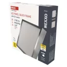 LED felületi lámpatest NEXXO, négyzet, ezüst, 21W, CCT