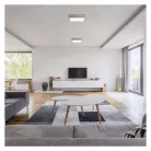 LED felületi lámpatest NEXXO, négyzet, ezüst, 21W, CCT