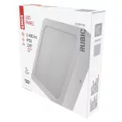 LED felületi lámpatest RUBIC, négyzet, fehér, 24W, természetes fehér