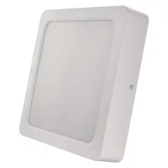   LED felületi lámpatest RUBIC, négyzet, fehér, 24W, természetes fehér