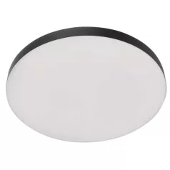   LED-es felületi lámpatest DIONI kerek, fekete, 32W, változtatható CCT-vel