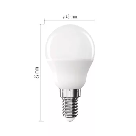 LED izzó Classic Mini Globe / E14 / 2,5 W (32 W) / 350 lm / Természetes fehér