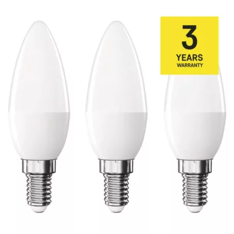 LED izzó Classic gyertya / E14 / 4,2 W (40 W) / 470 lm / Természetes fehér