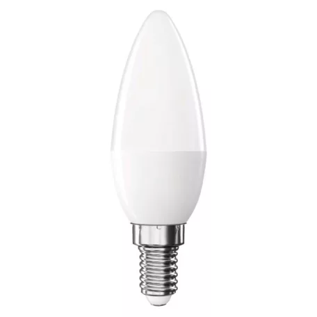 LED izzó Classic gyertya / E14 / 6,5 W (60 W) / 806 lm / Meleg fehér